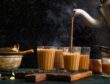 Indian,Masala,Chai,Or,Tea,In,Traditional,Glasses,,With,Kettle,